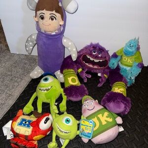 Monsters Plush Toy lot (7)